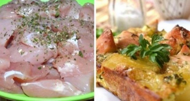 Нарязвам пилешкото и заливам с тази извънземна смес! След 20 минути имам истински разкош!