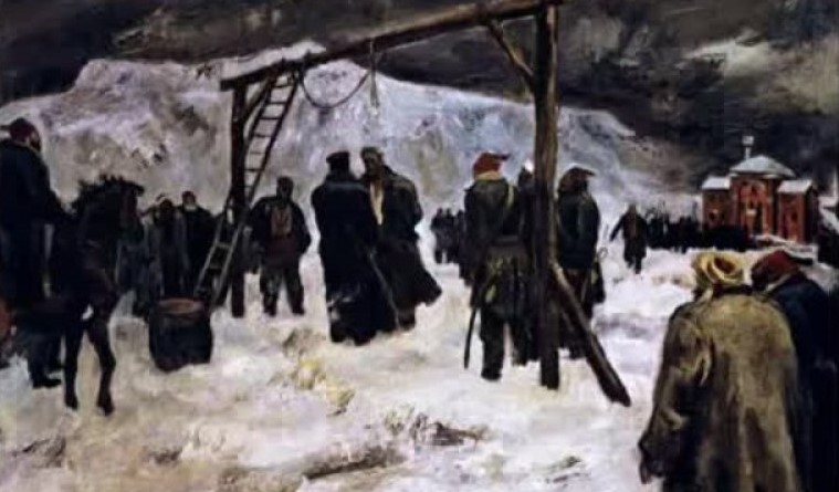 палачът на Левски издъхва на 150 м от бесилото