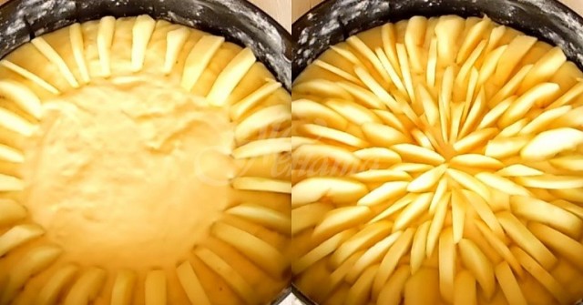 Правя тестото и слагам ябълки- такъв вкусен ябълков пай няма никъде!