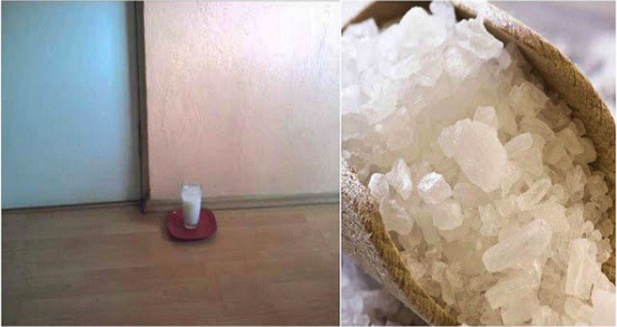 Само 24 часа след като сложите чаша с вода оцет и сол