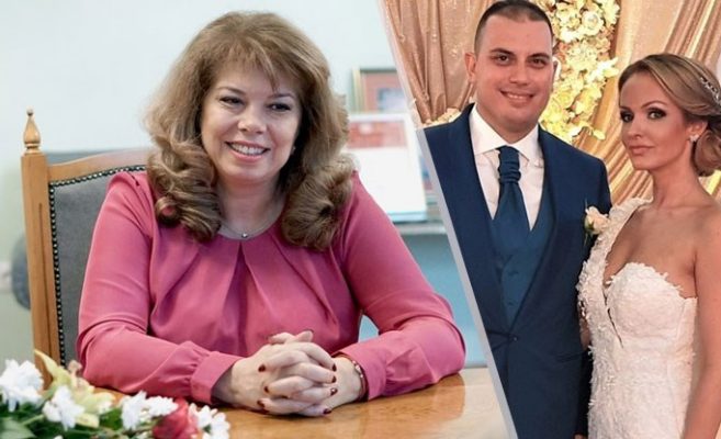 Илияна Йотова пръсна 10 бона за рокля на снаха си! Три месеца шили бутиковия тоалет