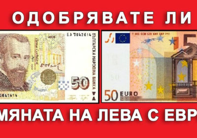Управителят на БНБ: Ще пазаруваме с евро от 2024 г.