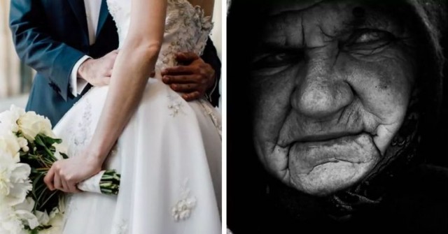 На сватбата дойде непозната възрастна жена. Никой не й обърна внимание