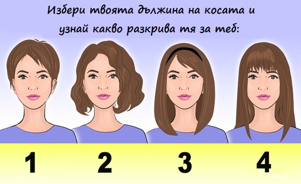 Избери твоята дължина на косата и узнай какво разкрива тя за теб