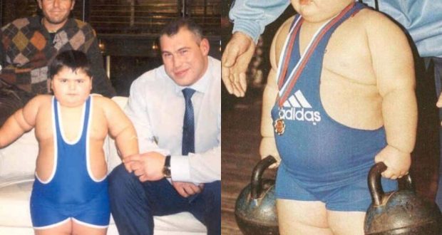 На 2 години той тежал колкото 12-годишно момче. Как изглежда след 19 години този Богатир?