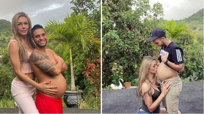 Манекенка родена като мъж чака дете от съпруга си роден като жена /СНИМКИ/